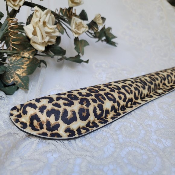 Wrist rest soft microfiber Leopardi print fabric gel cushion pressure relieving - Picture 2 of 5